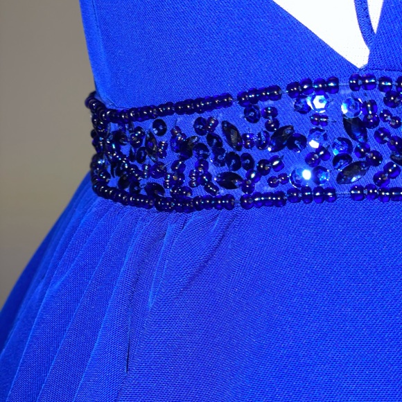 NWT Mac Duggal Blue Dress - Picture 5 of 11